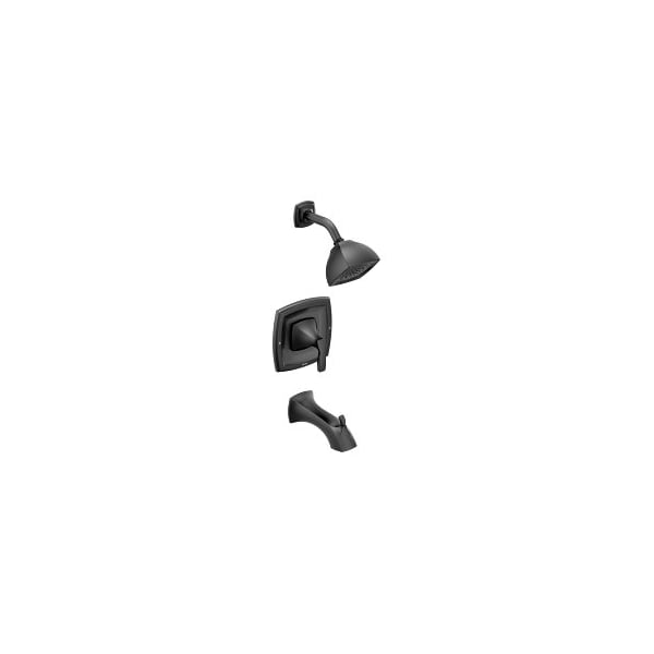 Moen Voss Posi-Temp Tub & Shower Trim in Matte Black T2693EPBL - main